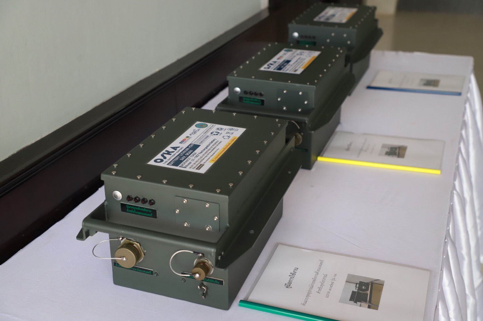 Innovative lithiumion battery packs developed by ENTEC, NSTDA, and the Army Research and